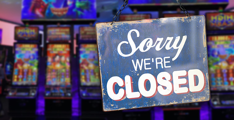 Fermeture des casinos terrestres Coronavirus