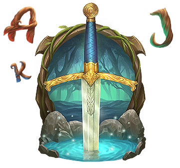 Jeu d'argent Play'n Go légende du Roi Arthur