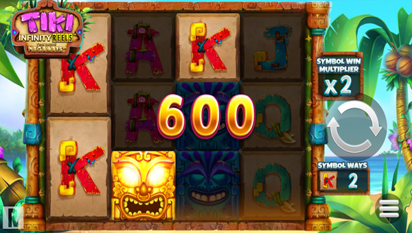 Winning slot Tiki Infinity Reels Megaways