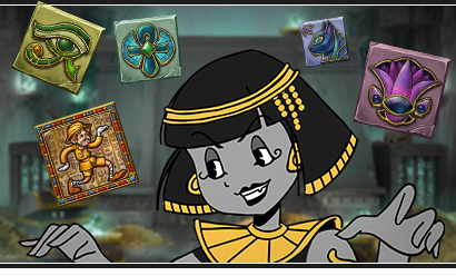 Charlie Chance and the Curse of Cleopatra : jeu de casino cartoon vintage