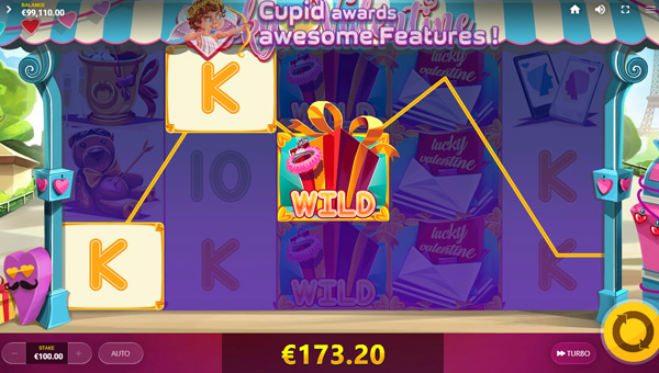 Gagner de l'argent sur le jeu Lucky Valentine