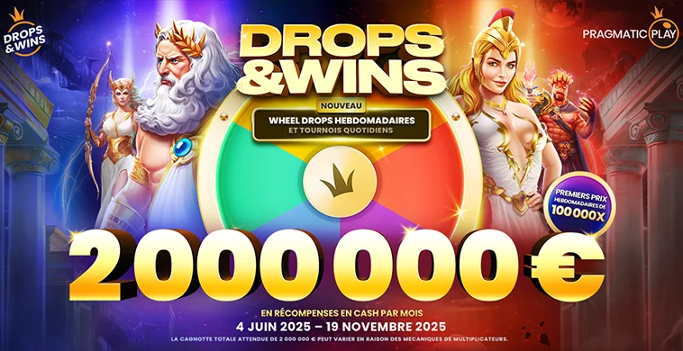 Découvrez Wheel Drops, la nouvelle expérience bonus signée Pragmatic Play Découvrez Wheel Drops, la nouvelle expérience bonus signée Pragmatic Play